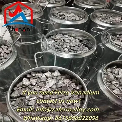 10mm Ferrovanadium 50% slitina