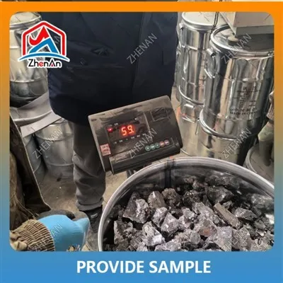 50%min Ferrovanadium slitiny stříbrný kovový blok